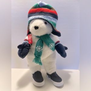Cutie Pie is a 10 inch plush with detachable hat, gloves and fast running shoes!